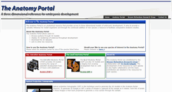 Desktop Screenshot of anatomyportal.org