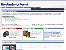 Tablet Screenshot of anatomyportal.org
